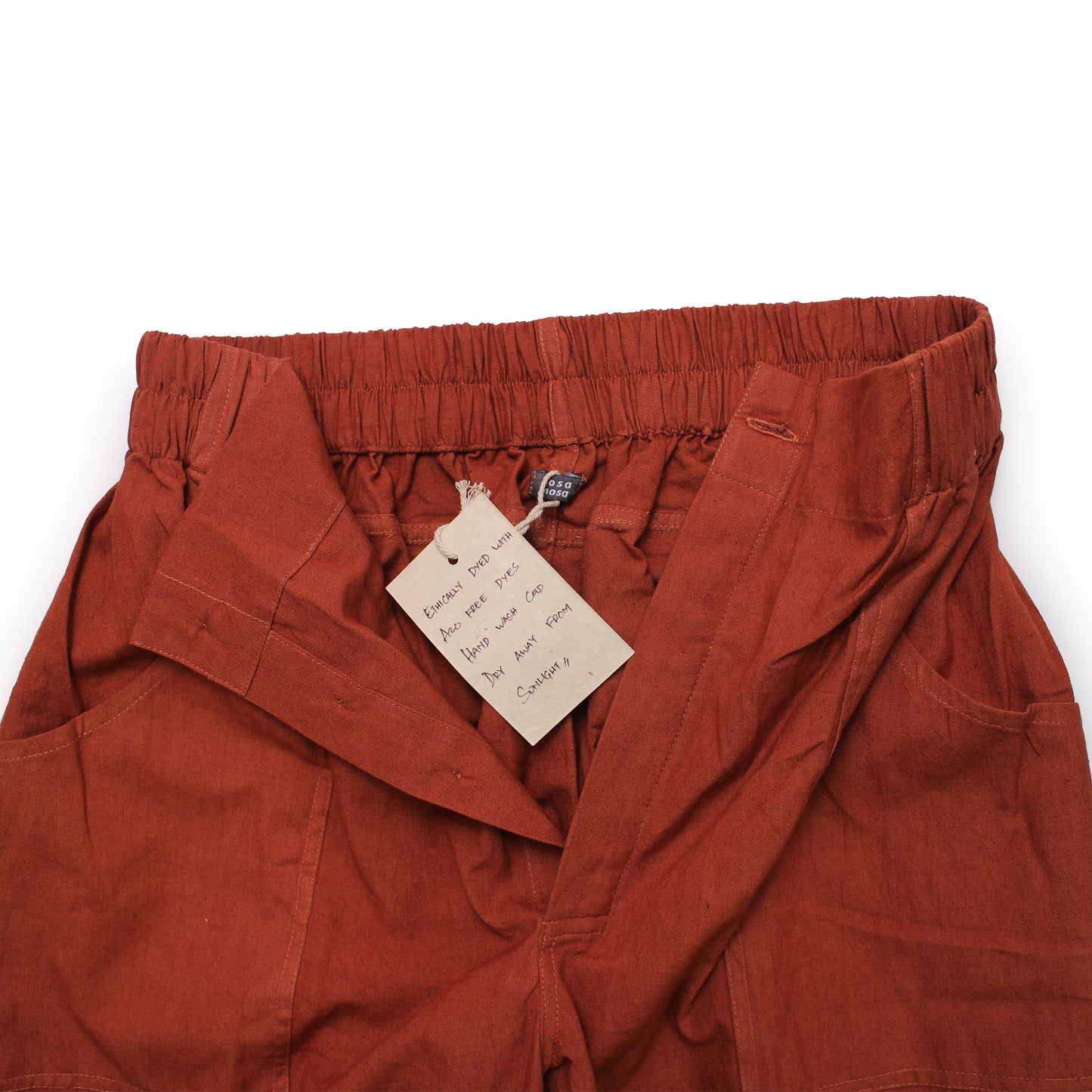 AJAY PANTS + Eco dye Cotton Pants + Brick Red