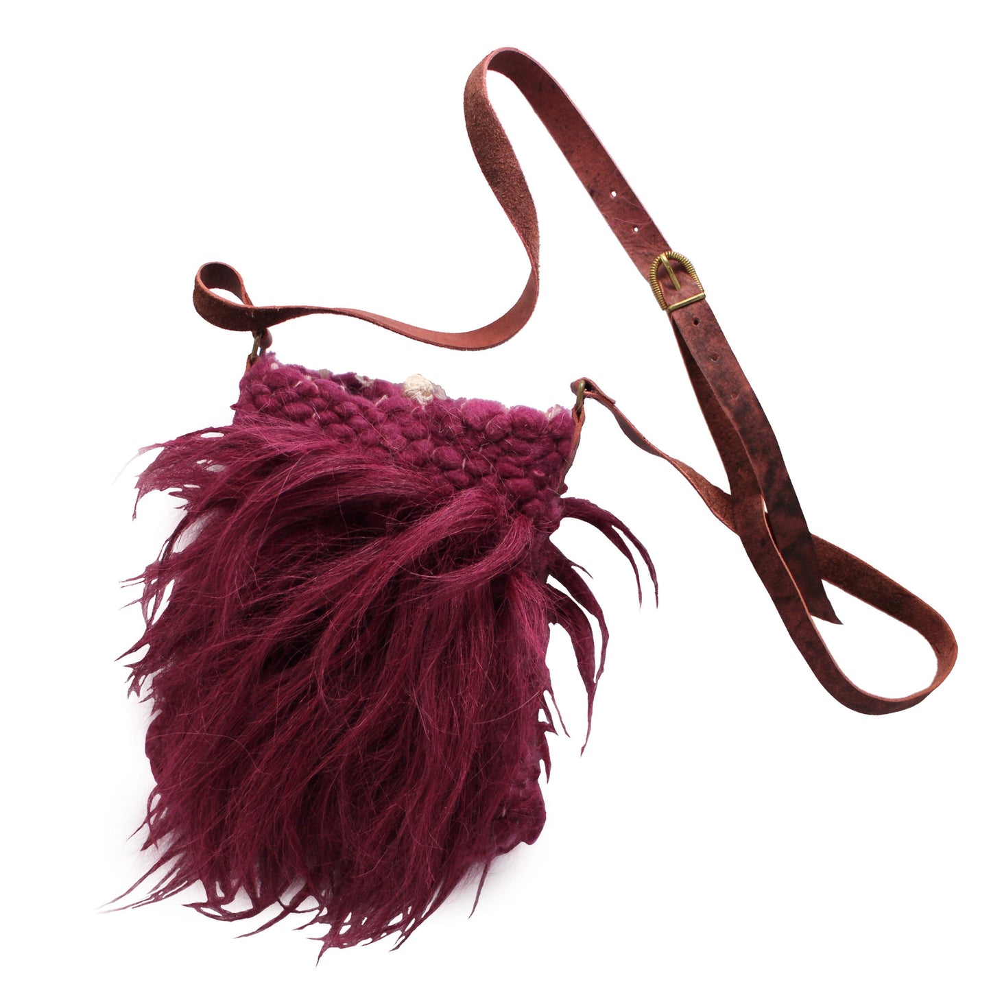 SHAMAN BAG + Crochet Bag + Bordeaux