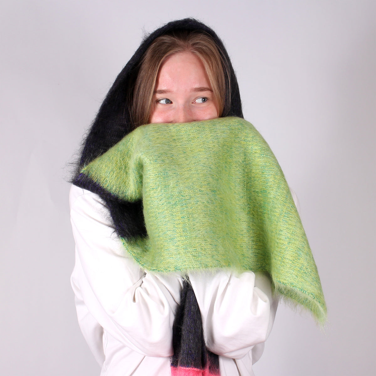 WYP x rosa mosa RAINBOW SCARF + one of a kind + 'YULIIA'