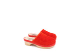 PANTOFFLE CURLY + Bright Red