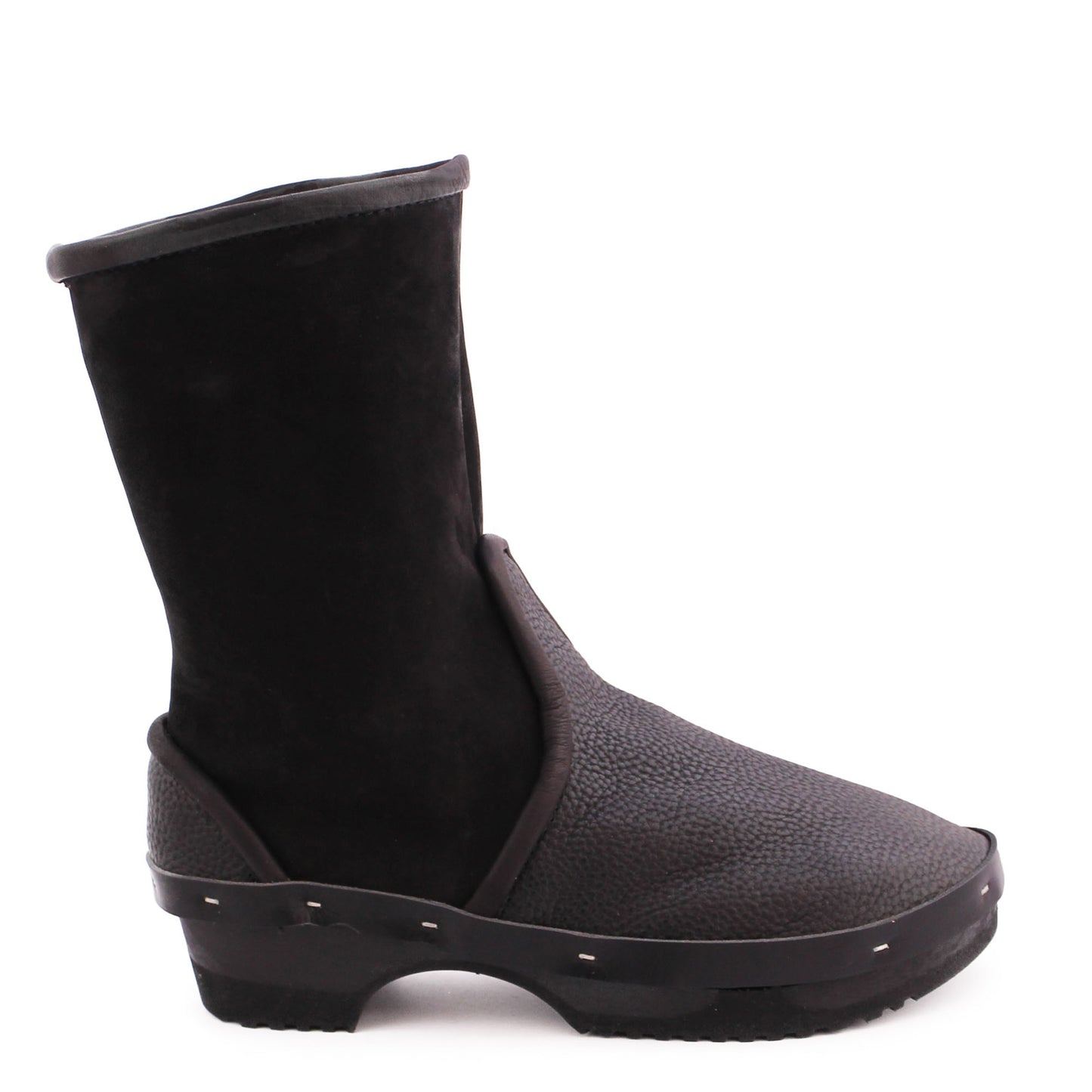 ROSA MOSA BON 3 LEATHER ALL BLACK