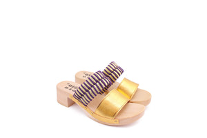 ROCCO KNOT SANDALS + GOLD LILAC