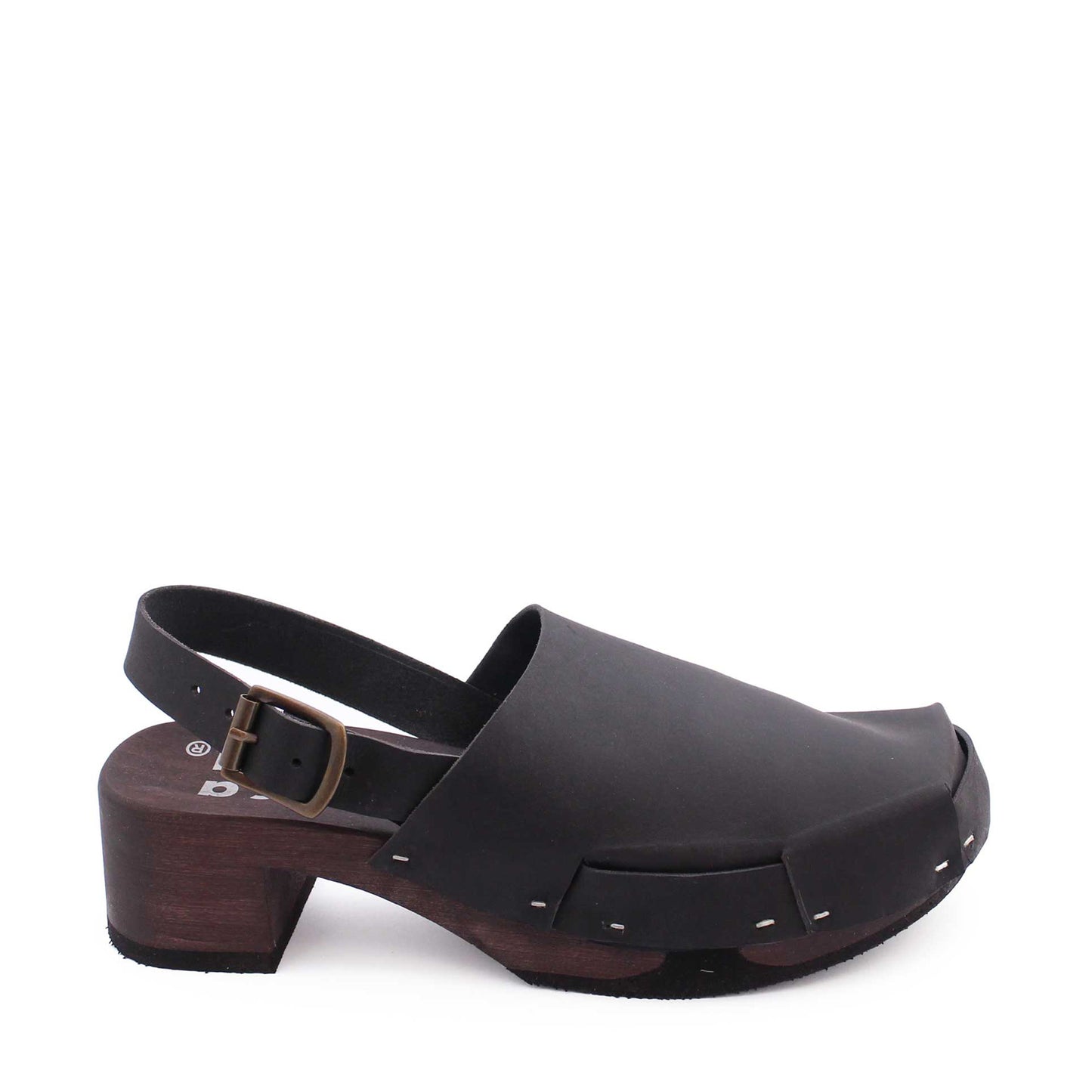 ROCCO NOMAD STRAP + Leather Strap Dark Clogs + Black