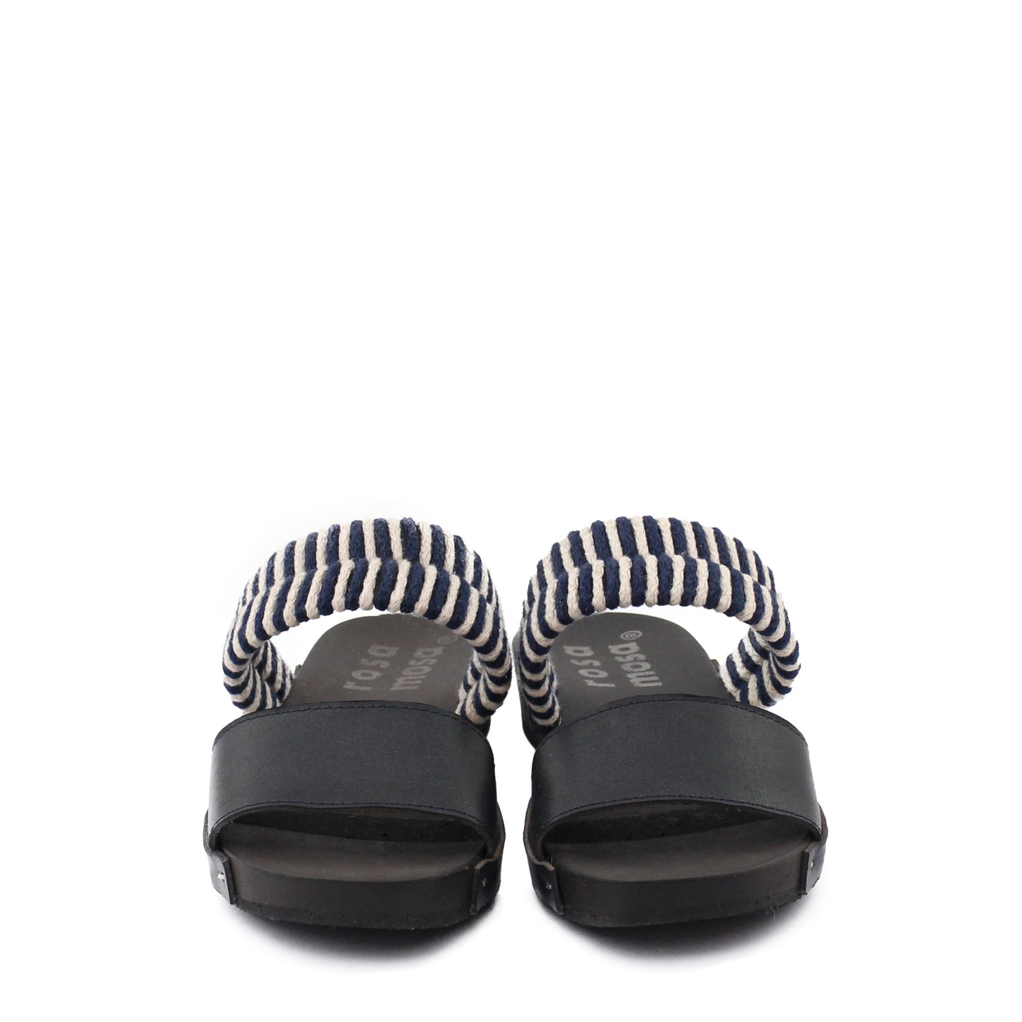 BOBO + Cotton Leather Clog Flats + Navy Uni Special