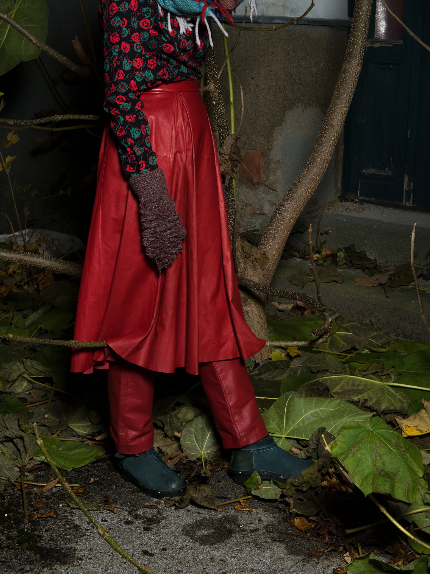 SOFT BOXING MITTENS + Hand-knit Mittens + Gray