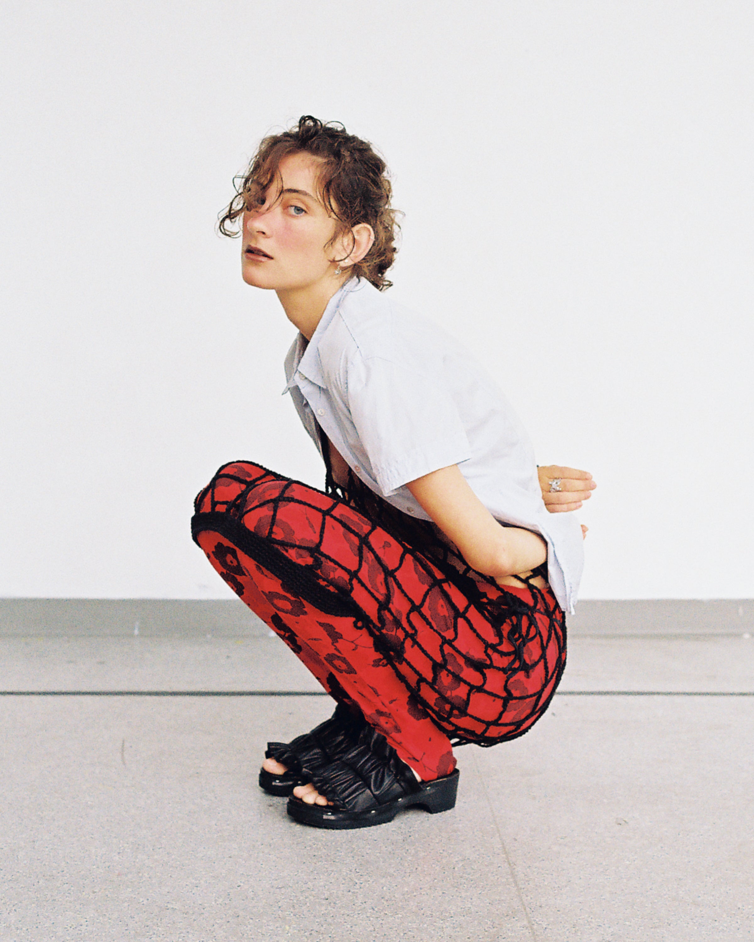 CHLOE CLOG + Leather Dark Clogs + All Black – rosa mosa