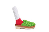 NET PANTO WOOL CLOG lime green