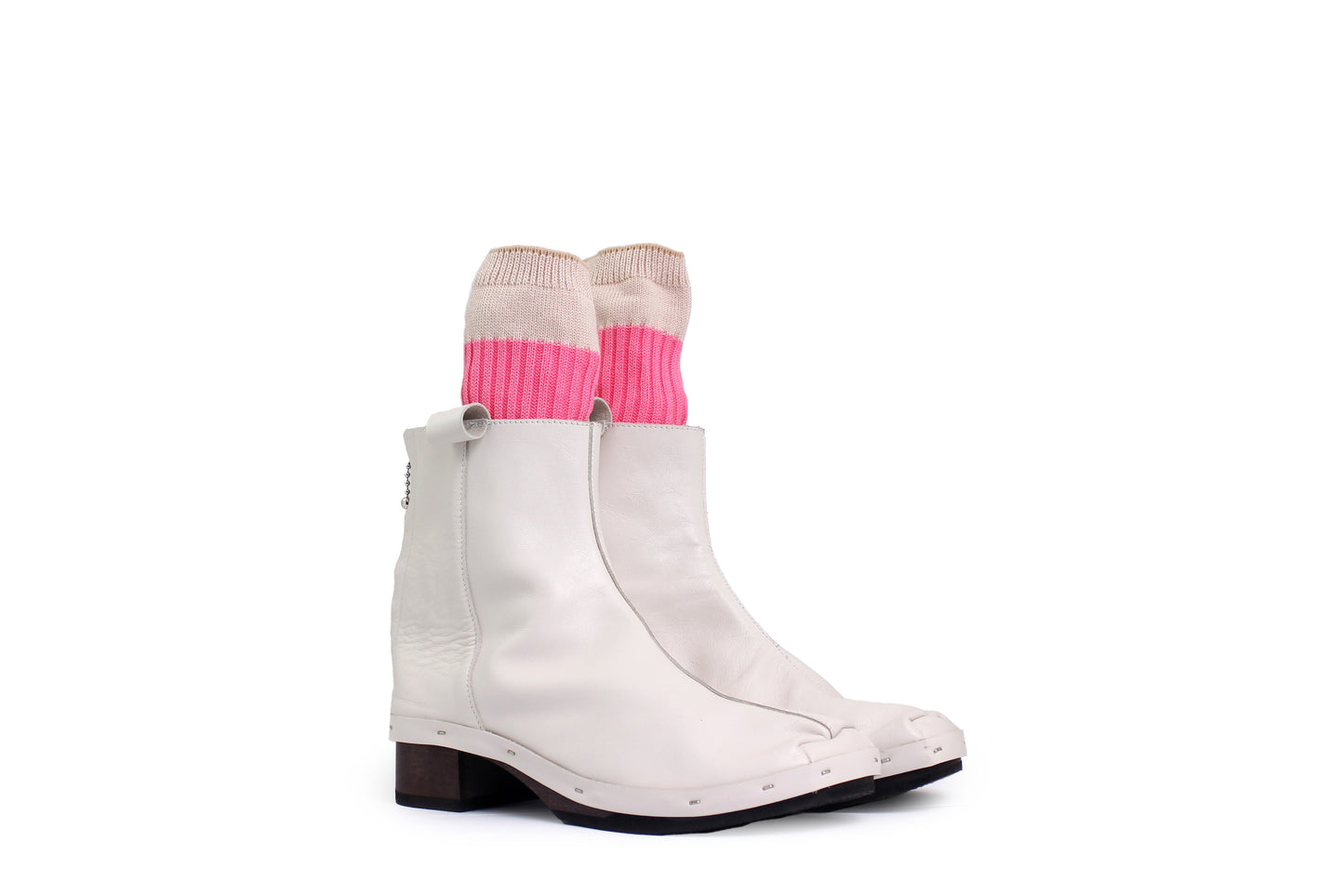 ROSIE BOOT Dark Sole + White