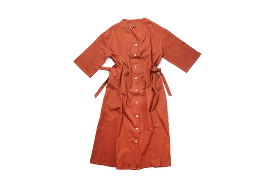 AJAY DRESS + Brick Red