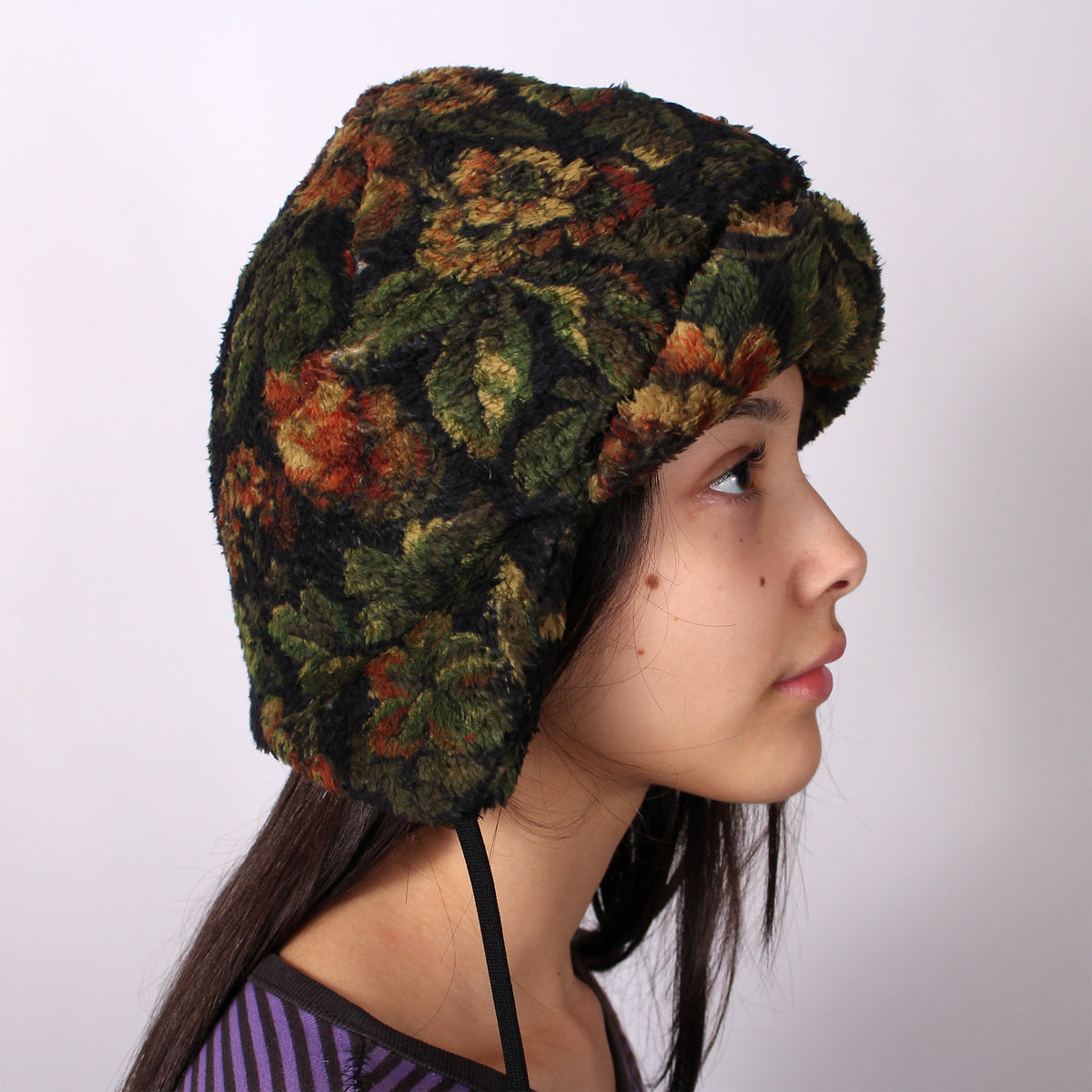 CÂBLEAMI PRINT FLIGHT HAT + Flight Hat + Flower