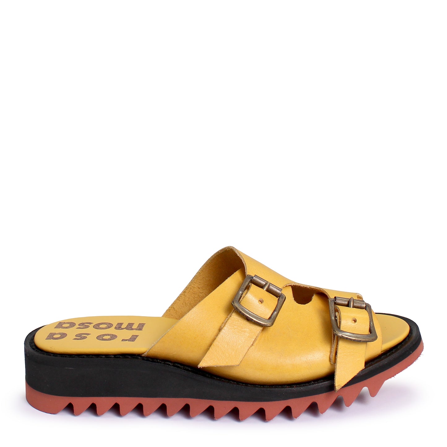 FIBA + Leather Goodyear Welted Sandals + Yellow