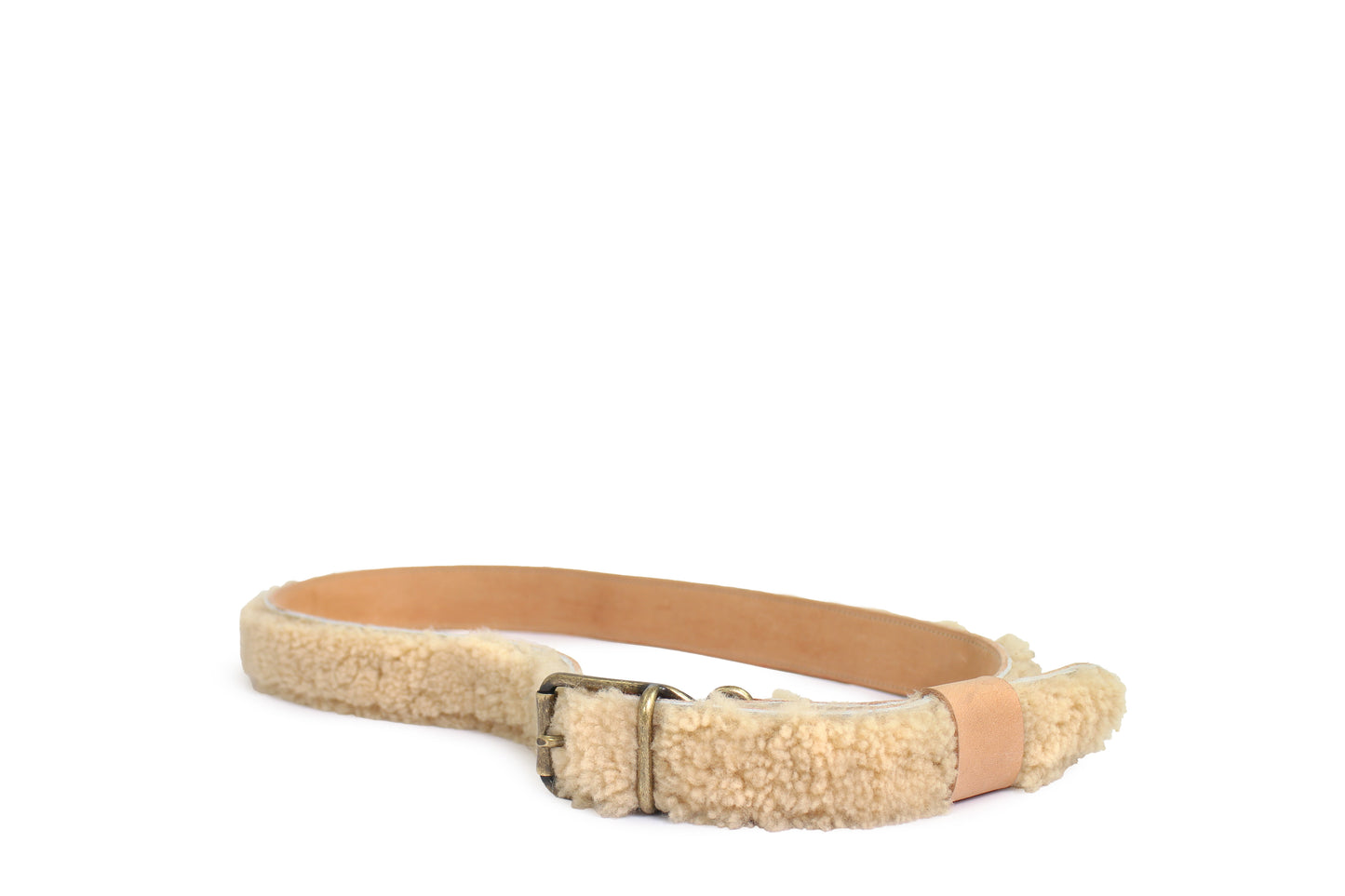 UNISEX SHEARLING BELT + Miele