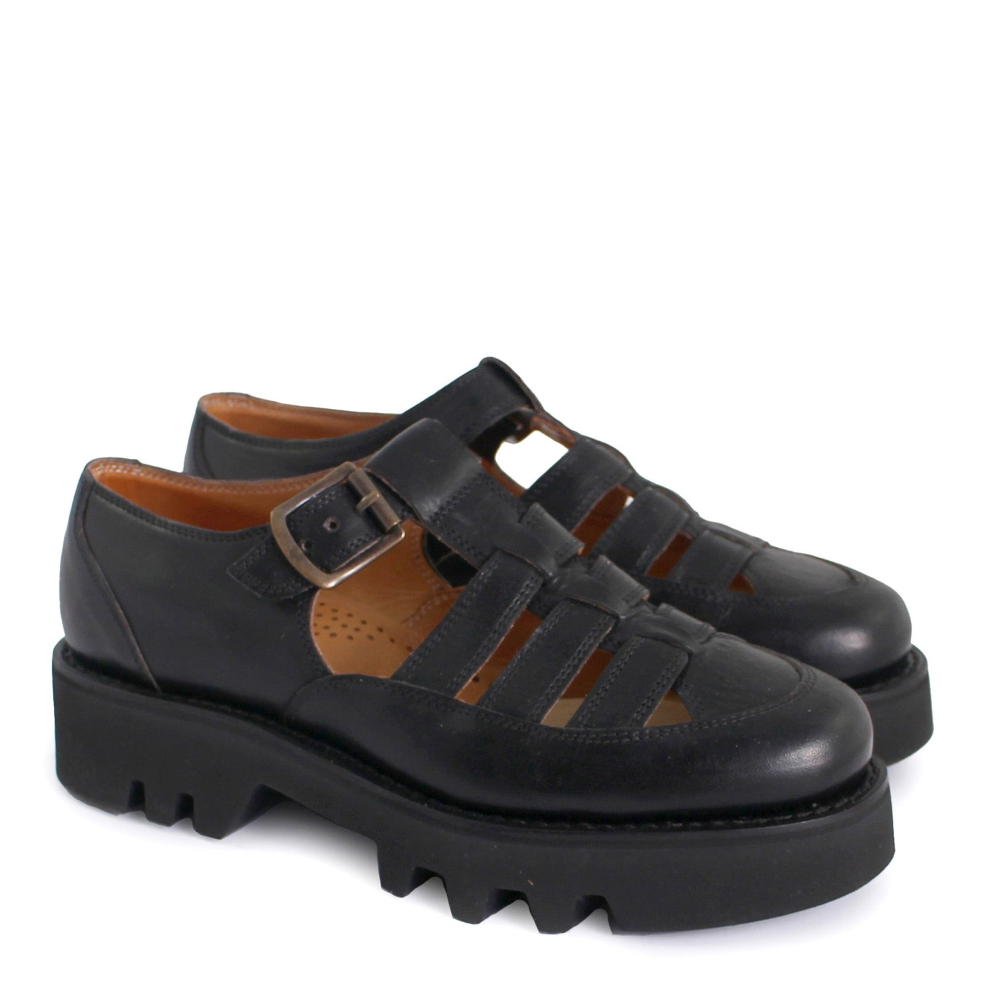 GABOR TWEETY + Welted Leather Sandals + Black – rosa mosa