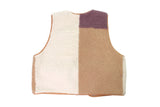 Gilet Vest PATCHWORK + Natural Lila