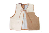 Gilet Vest PATCHWORK + Natural Lila