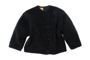 METEOR jacket shearling black