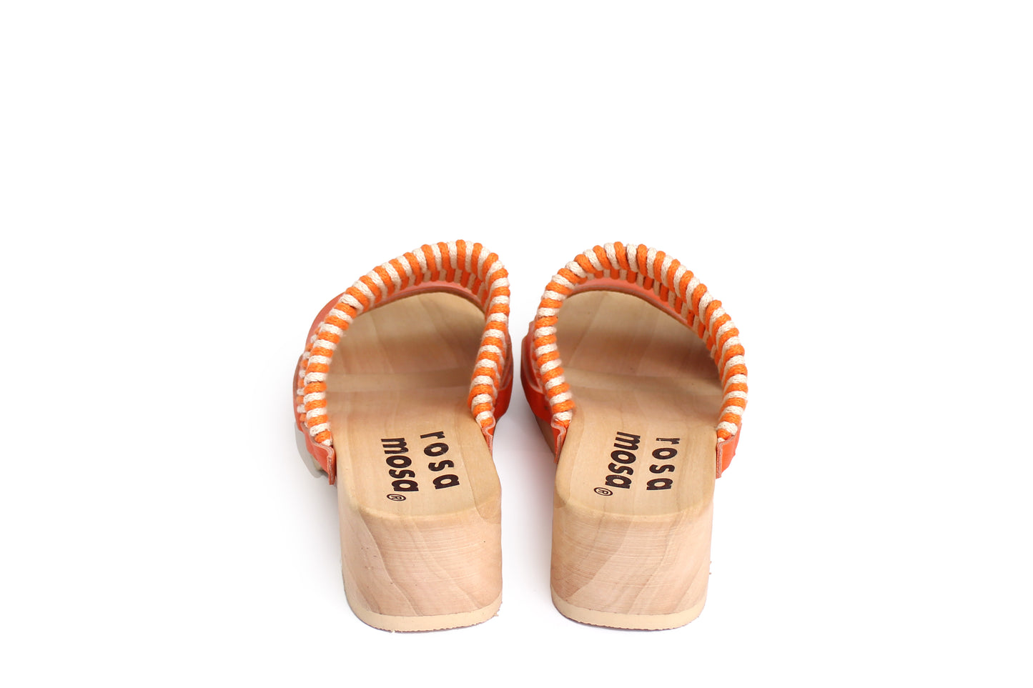 ROCCO KNOT SANDALS + ORANGE NATURAL