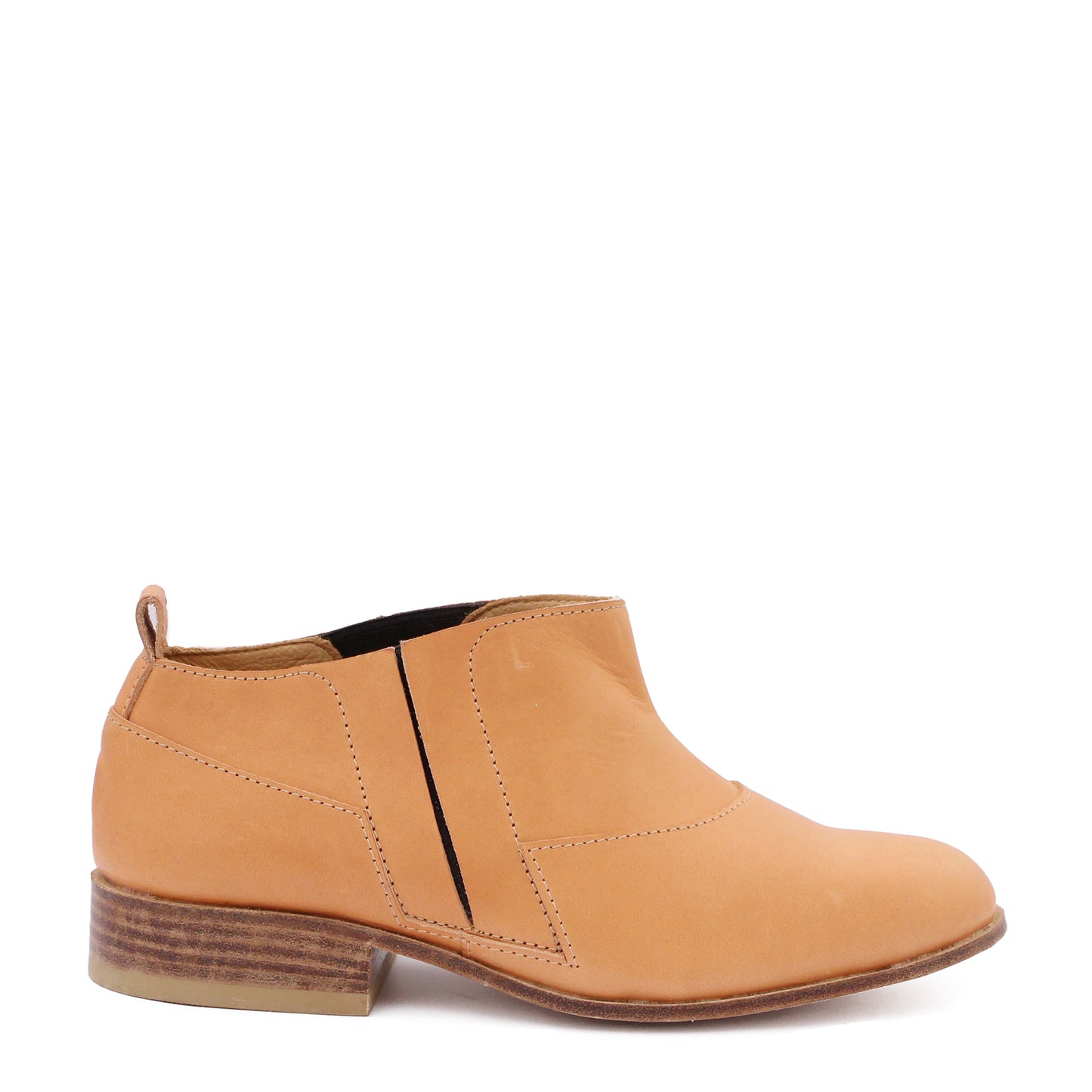 LUBOR Low + Chelsea Leather Shoes + Cammello