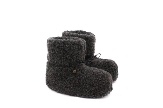 FAUX FUR BOOTS GREY