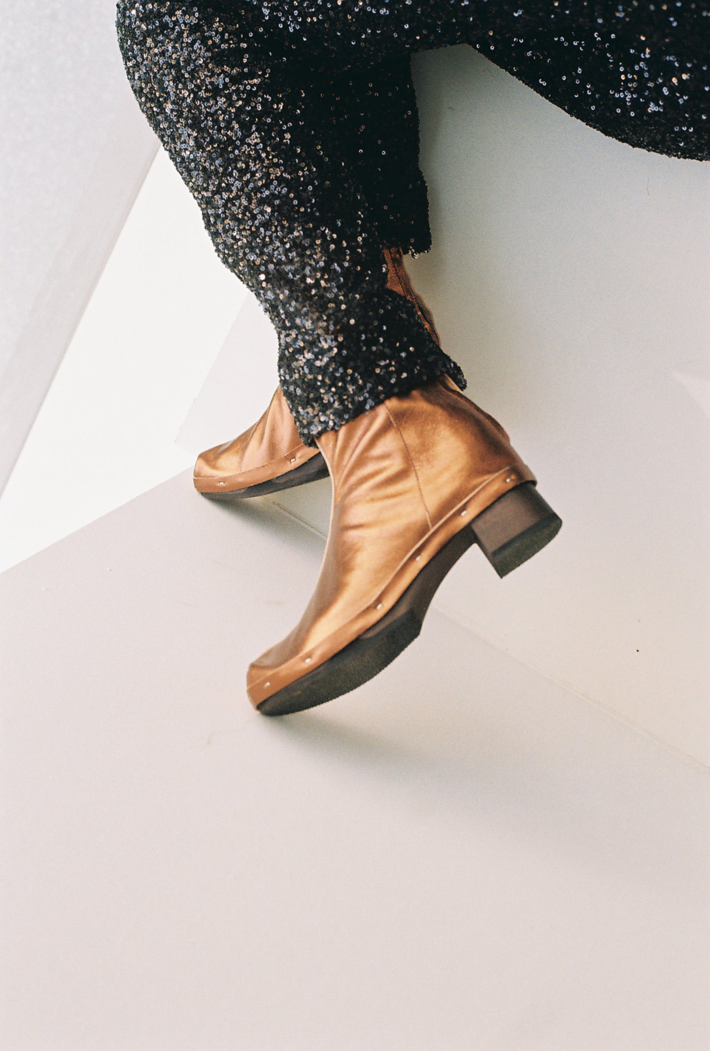 ROSIE BOOT METALLIC + Bronze