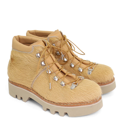 Similaun Boots Mucca + Norwegian Welted Lace-up Boots + Champagne natural cow leather