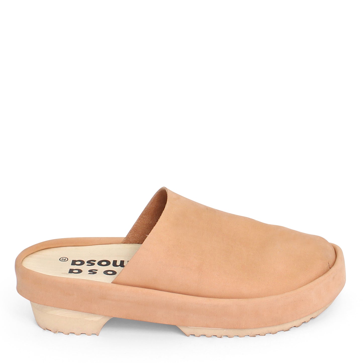 BOAT + Leather Clog Shoes + Beige