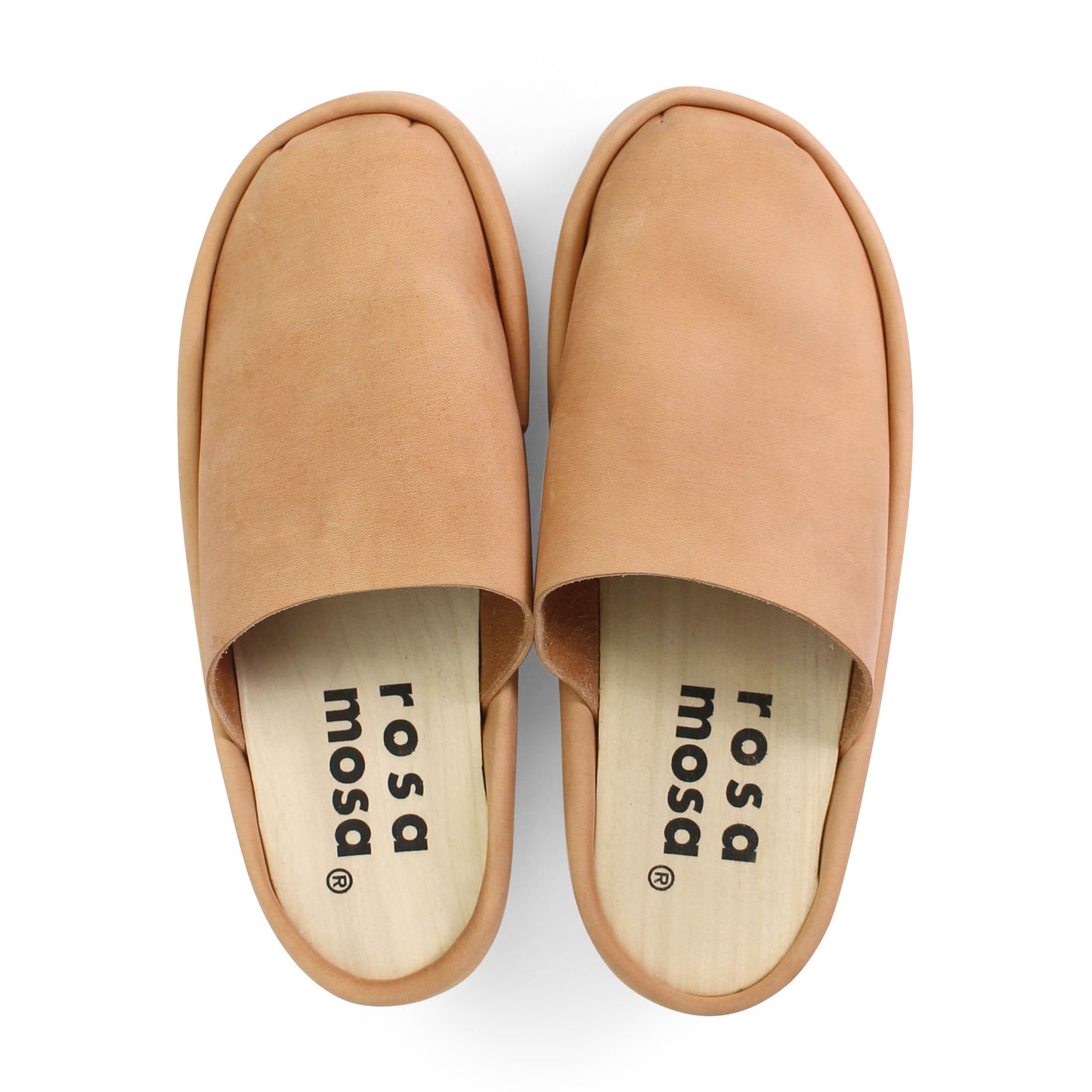 BOAT + Leather Clog Shoes + Beige