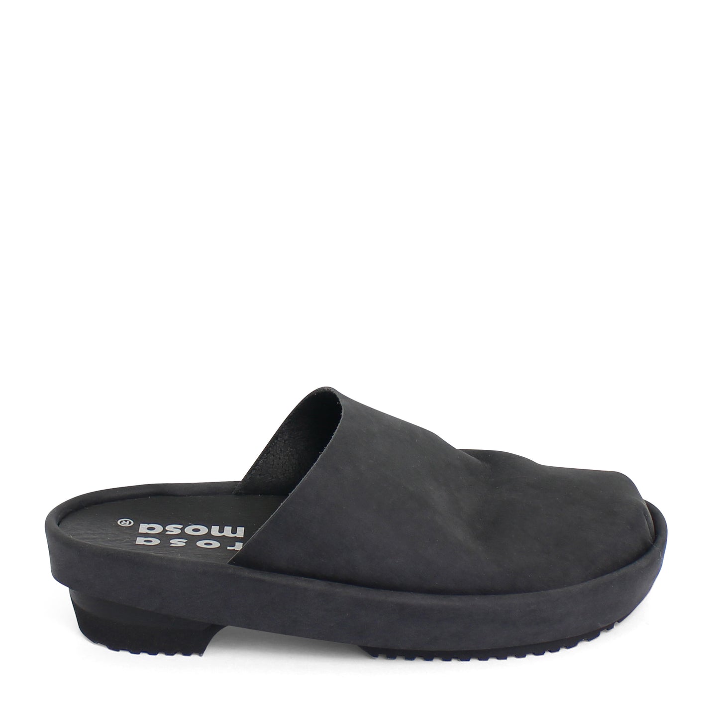 BOAT + Leather Clog Shoes + Black