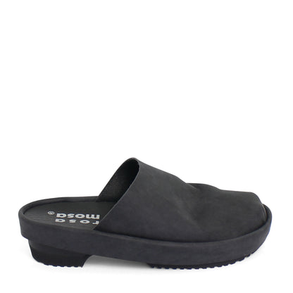 BOAT + Leather Clog Shoes + Black