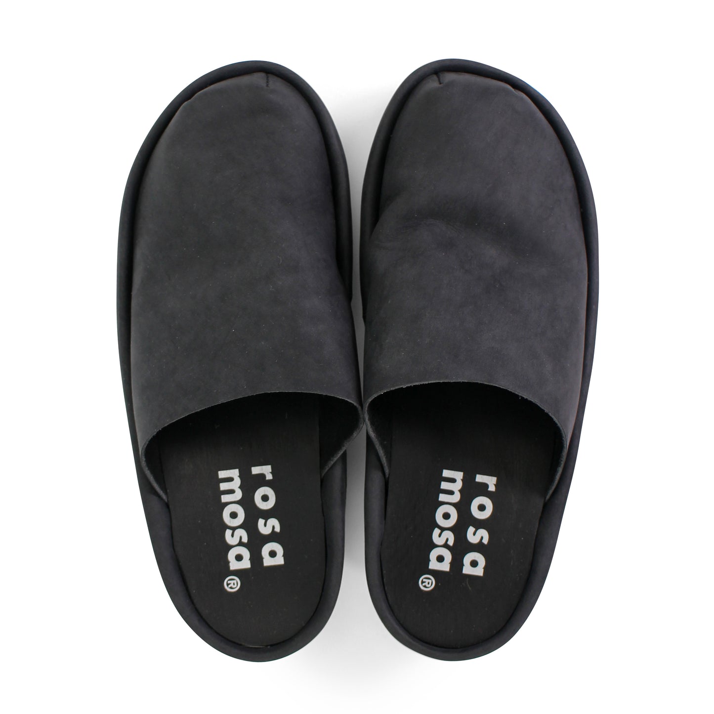 BOAT + Leather Clog Shoes + Black