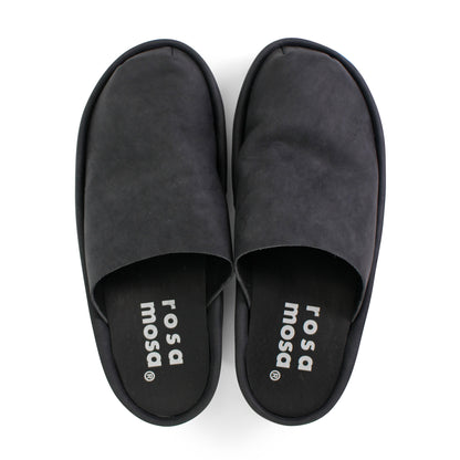 BOAT + Leather Clog Shoes + Black