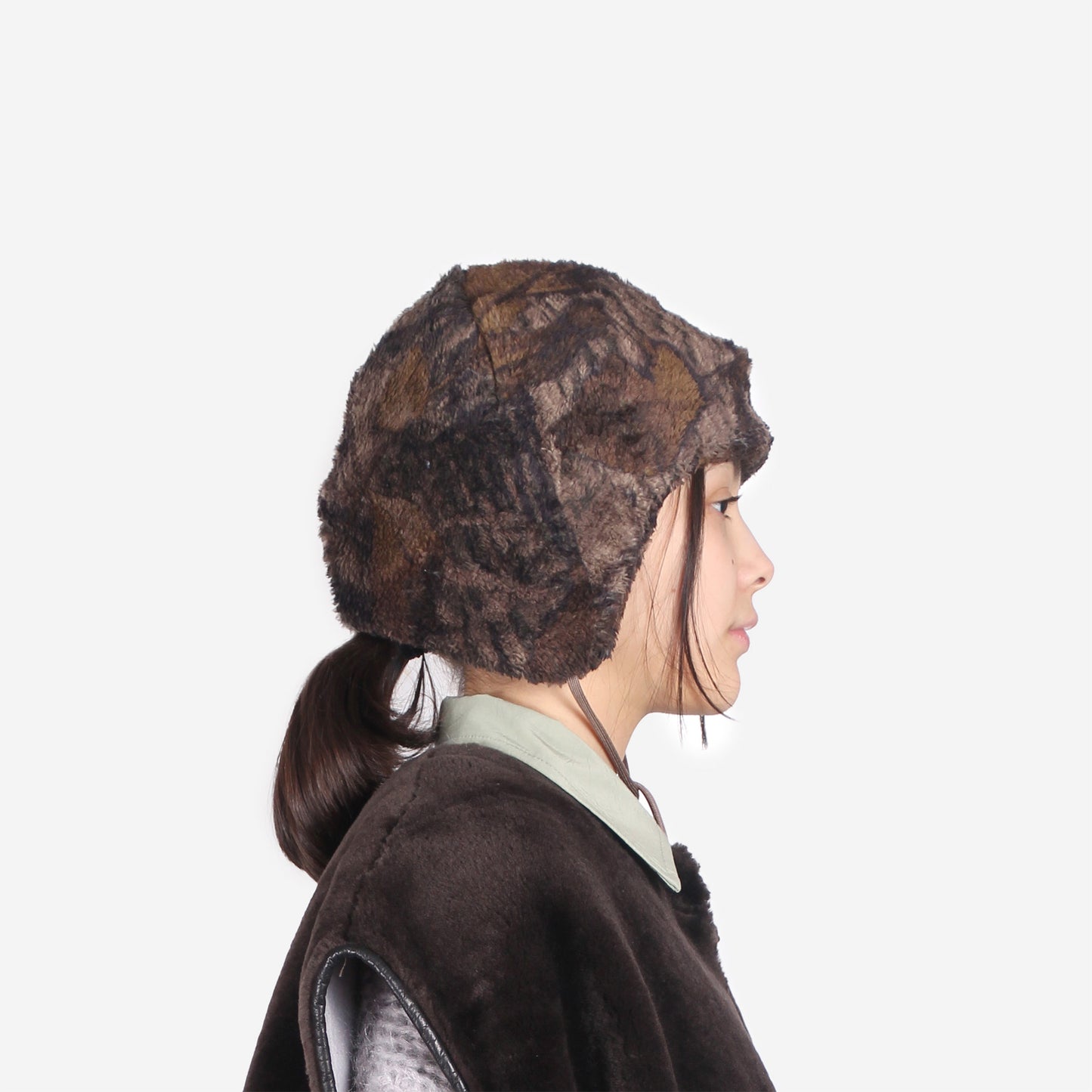 CÂBLEAMI PRINT FLIGHT HAT + Flight Hat + Brown Paisley