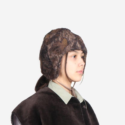 CÂBLEAMI PRINT FLIGHT HAT + Flight Hat + Brown Paisley
