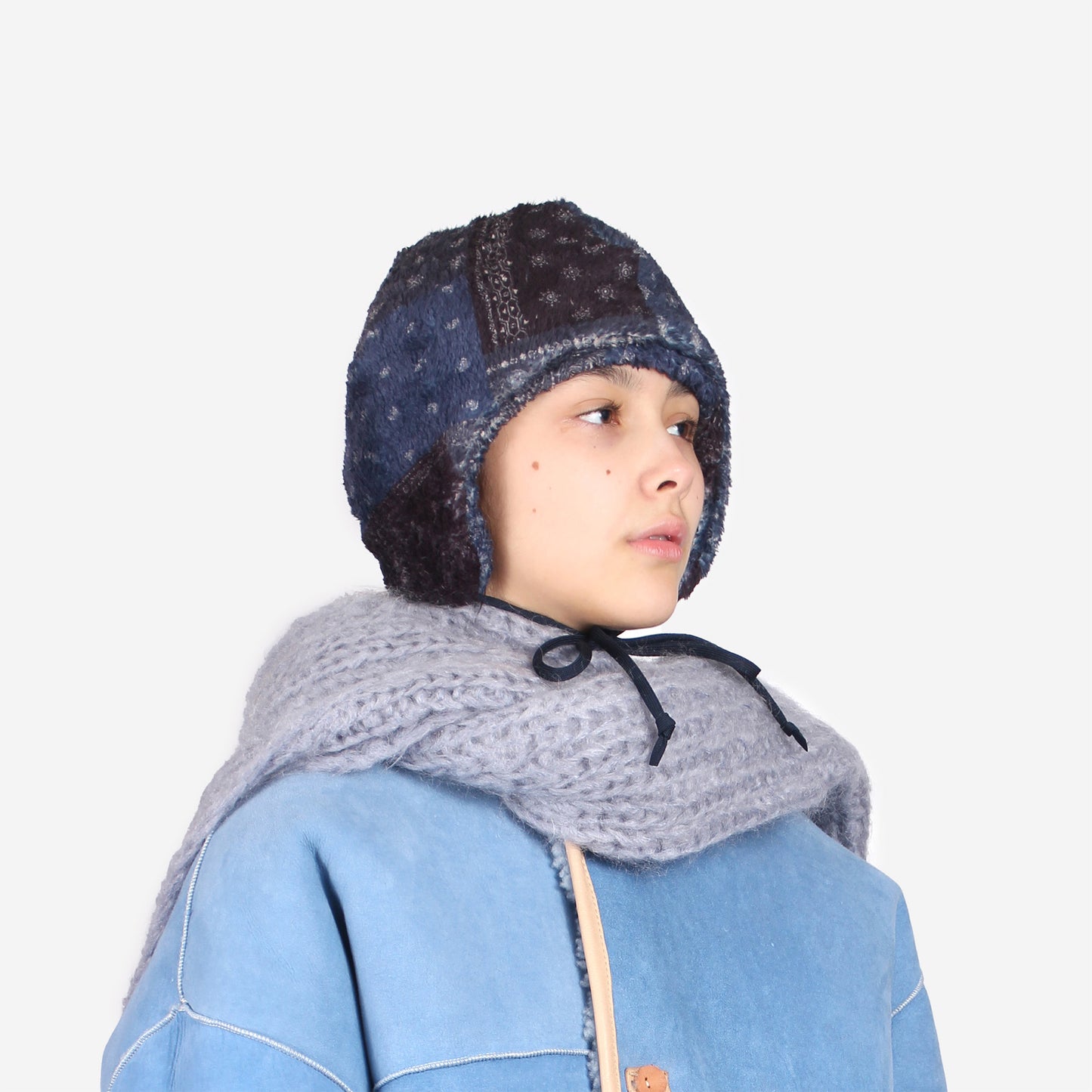 CÂBLEAMI PRINT FLIGHT HAT + Flight Hat + blue paisley