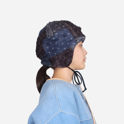CÂBLEAMI PRINT FLIGHT HAT + Flight Hat + blue paisley
