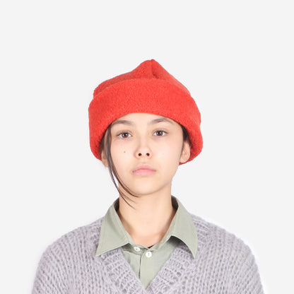 CÂBLEAMI Recycle Wool W/CAP + Pile Stitch + subtle orange