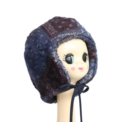 CÂBLEAMI PRINT FLIGHT HAT + Flight Hat + blue paisley