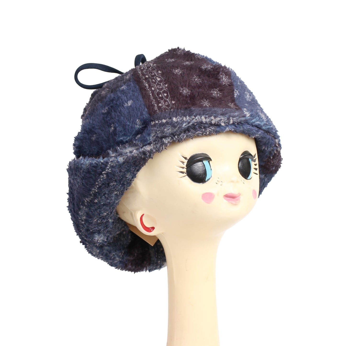 CÂBLEAMI PRINT FLIGHT HAT + Flight Hat + blue paisley