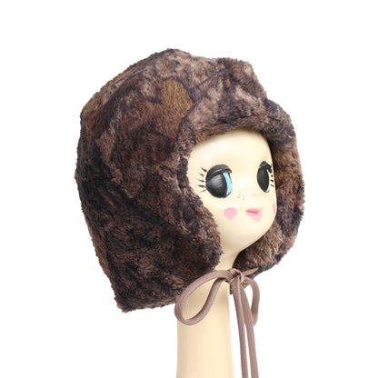 CÂBLEAMI PRINT FLIGHT HAT + Flight Hat + Brown Paisley