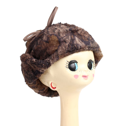 CÂBLEAMI PRINT FLIGHT HAT + Flight Hat + Brown Paisley