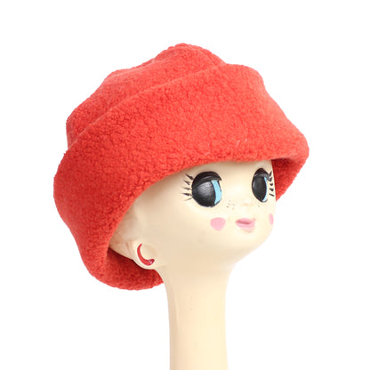 CÂBLEAMI Recycle Wool W/CAP + Pile Stitch + subtle orange