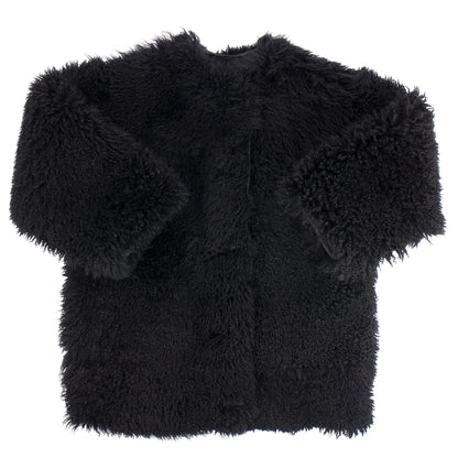 Long Jacket COMET L + Reversible Shearling Jacket + Black L