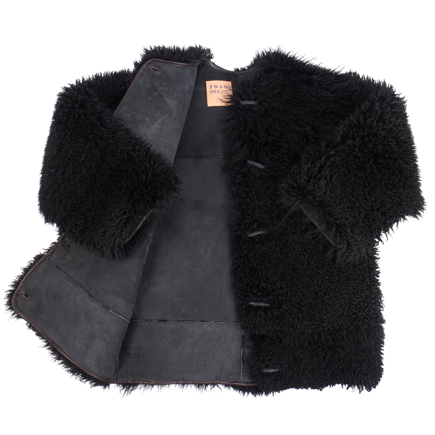 Long Jacket COMET L + Reversible Shearling Jacket + Black L