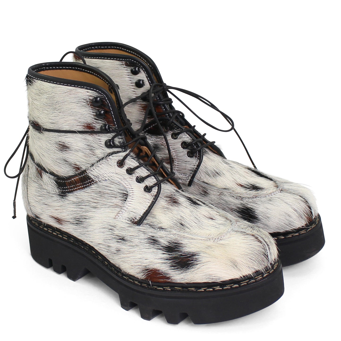 Delemont Boots Mucca + Norwegian Welted natural Leather Boots + Multi