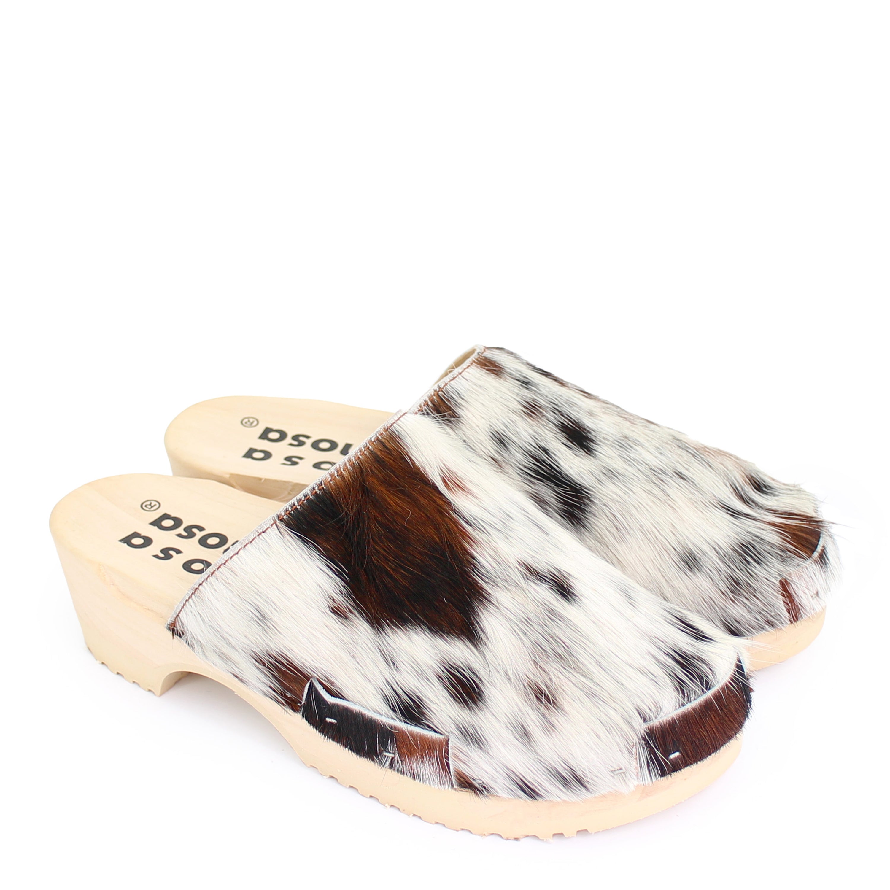DONAU SIMPLE + Leather Clogs + 3 colored natural cow leather