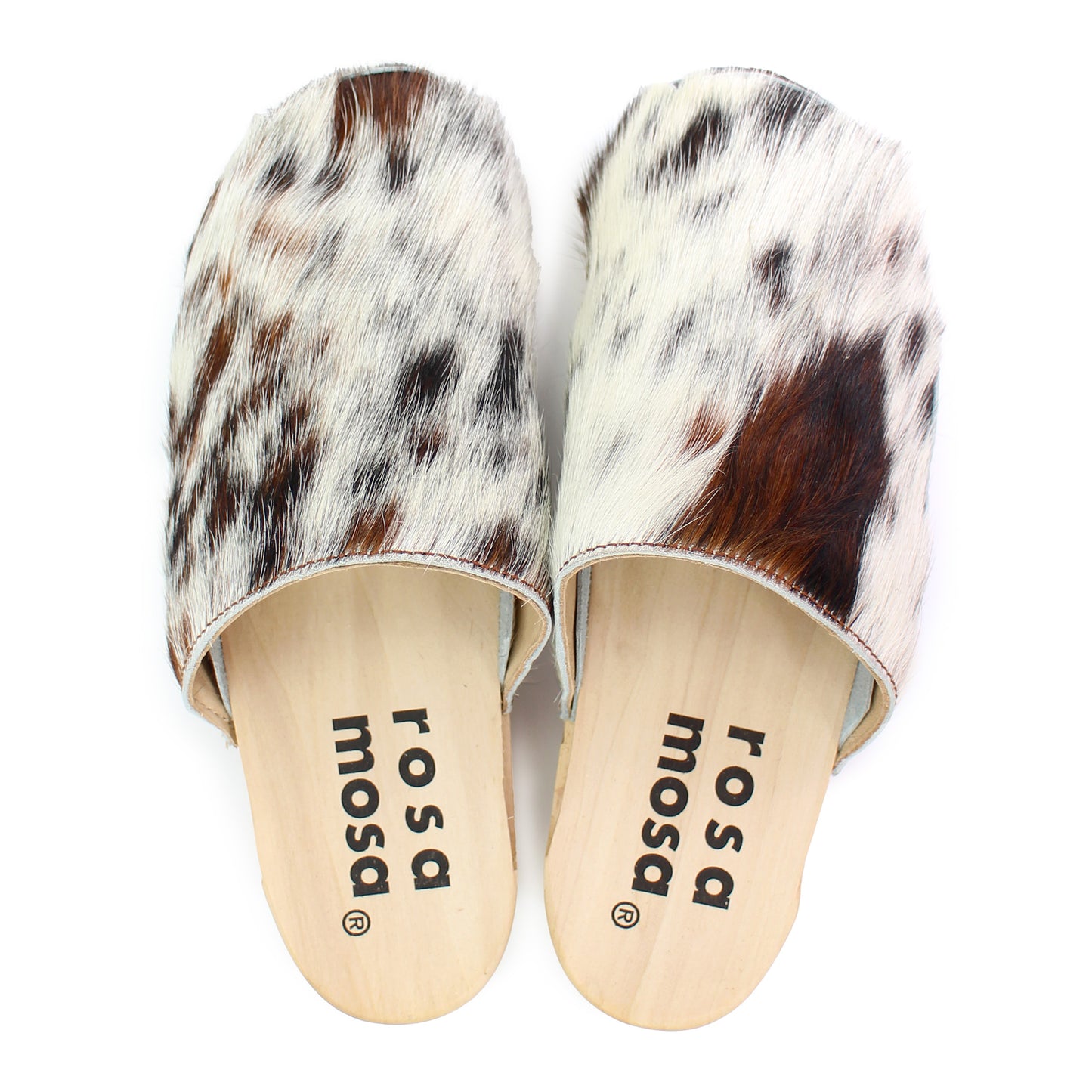 DONAU SIMPLE + Leather Clogs + 3 colored natural cow leather