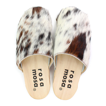 DONAU SIMPLE + Leather Clogs + 3 colored natural cow leather