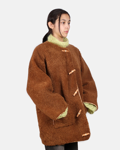 Long Jacket COMET + Reversible Shearling Jacket + Curly Teddy