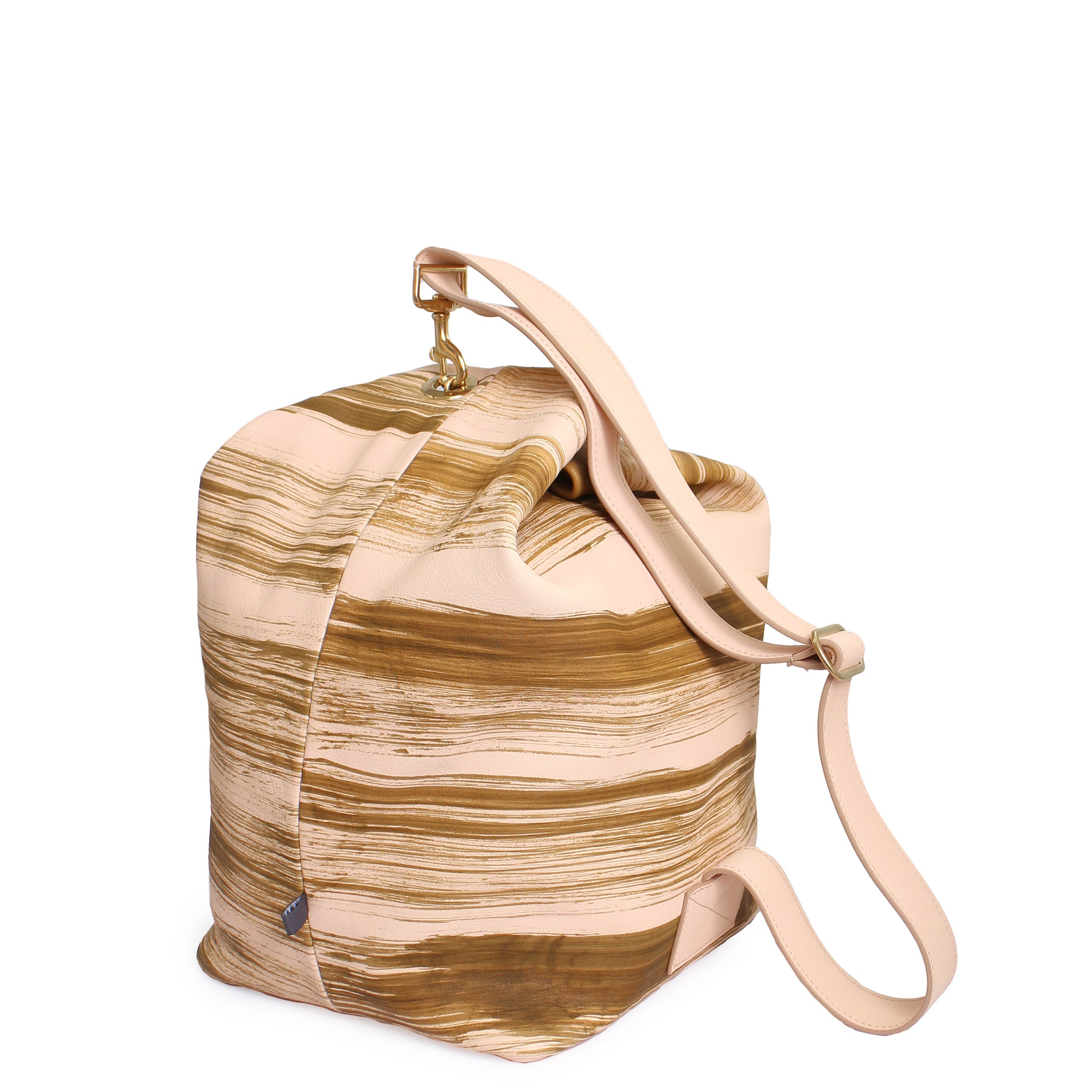 SAILINB M BAG + Leather Sailing Bag + Powder Beige COFFEE