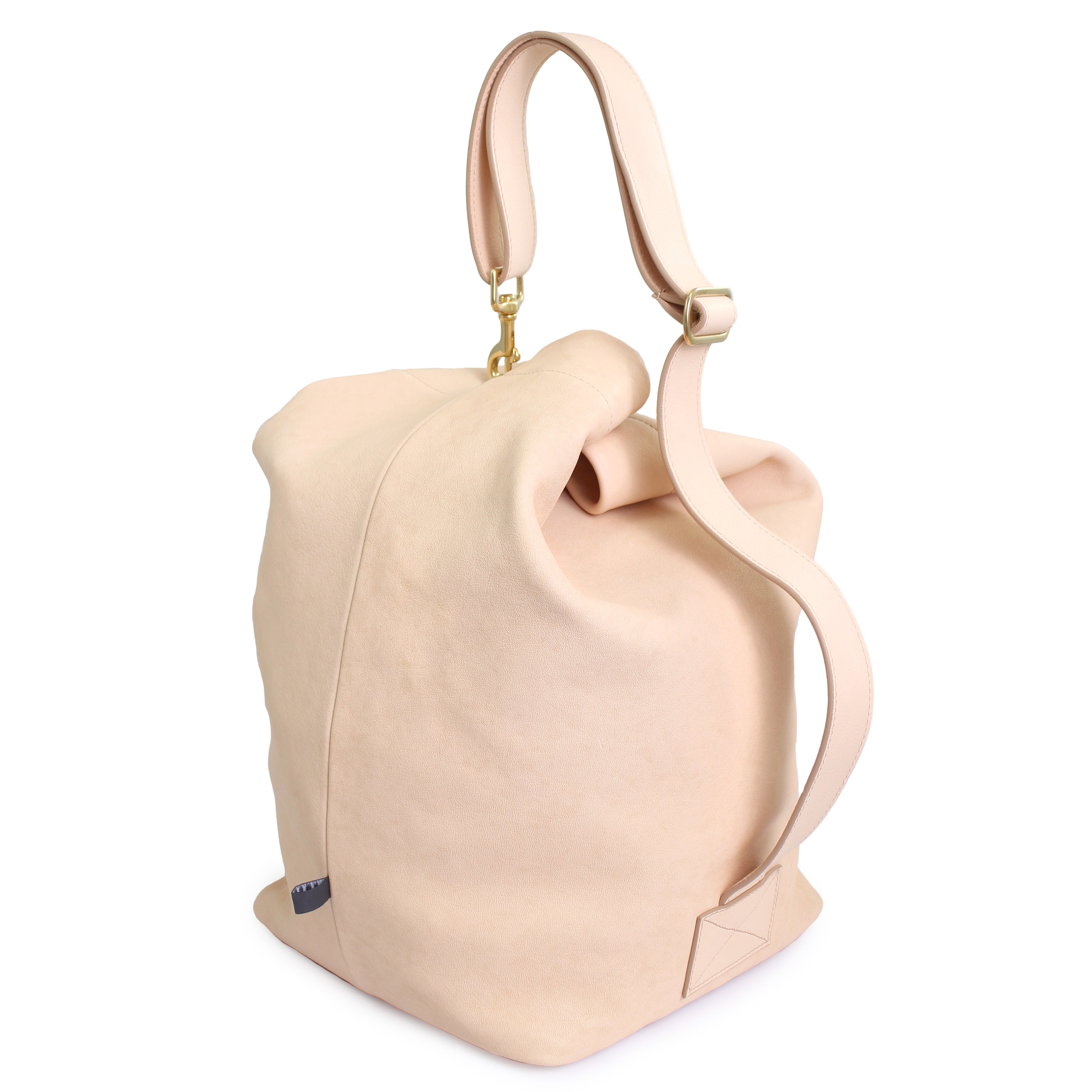 SAILING M BAG + Leather Sailing Bag + Powder Beige